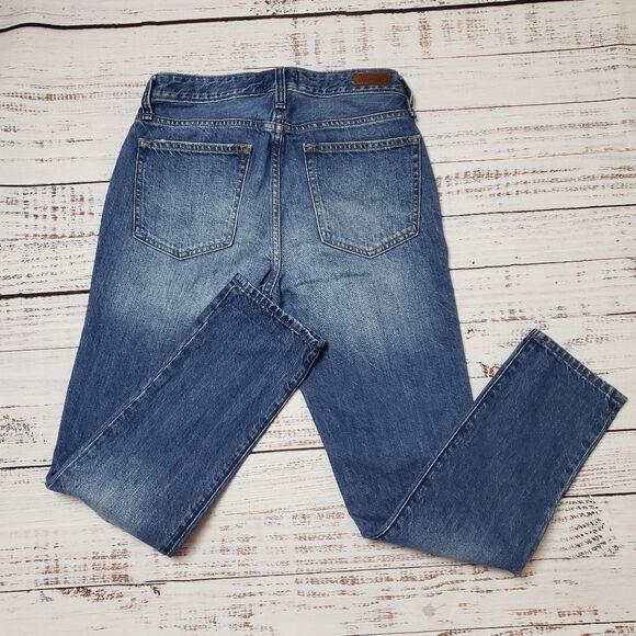 Abercrombie & Fitch Ames slim boyfriend distressed ripped jeans size 24 - Picture 4 of 15